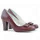Women stylish, elegant shoes 1245 grena