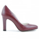 Women stylish, elegant shoes 1243 grena