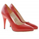 Pantofi eleganti dama 1244 lac rosu satinat