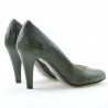 Pantofi eleganti dama 1234 croco verde