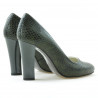 Pantofi eleganti dama 1214 croco verde