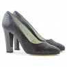 Pantofi eleganti dama 1214 croco mov