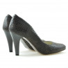 Pantofi eleganti dama 1234 croco maro