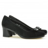 Women stylish, elegant, casual shoes 628 black velour