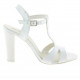 Women sandals 1239 patent white